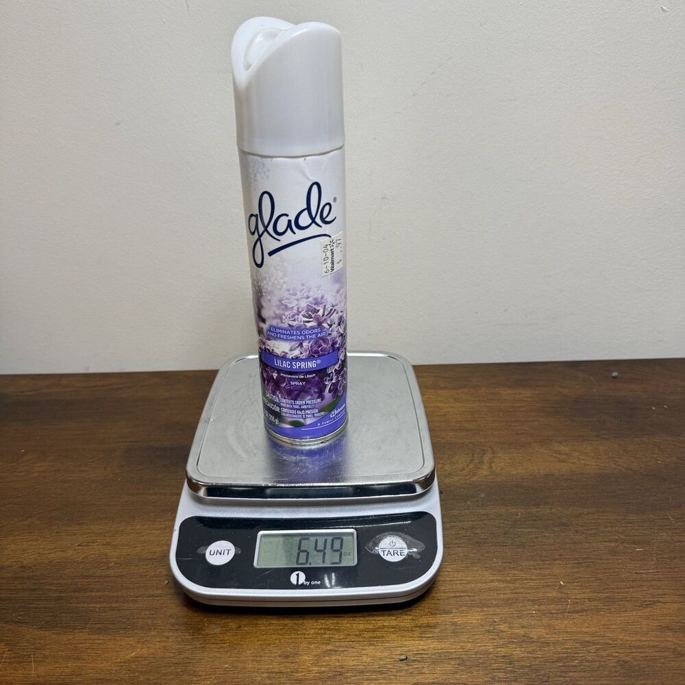 RARE Glade Aersol Spray Lilac Spring Discontinued 9 Oz 2009 About 1/2 FULL